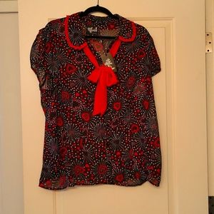 Sheer blouse